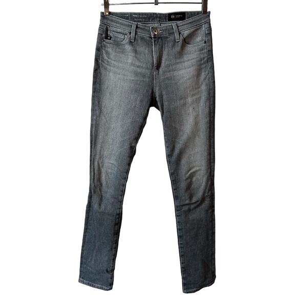 Adriano Goldschmied New Women's Prima Cigarette Leg Skinny Jeans Gray 25R Italy - Picture 1 of 10